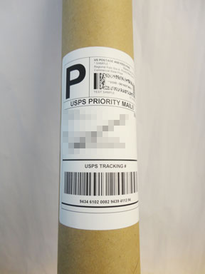 Figure 2 - bad label placement on tube